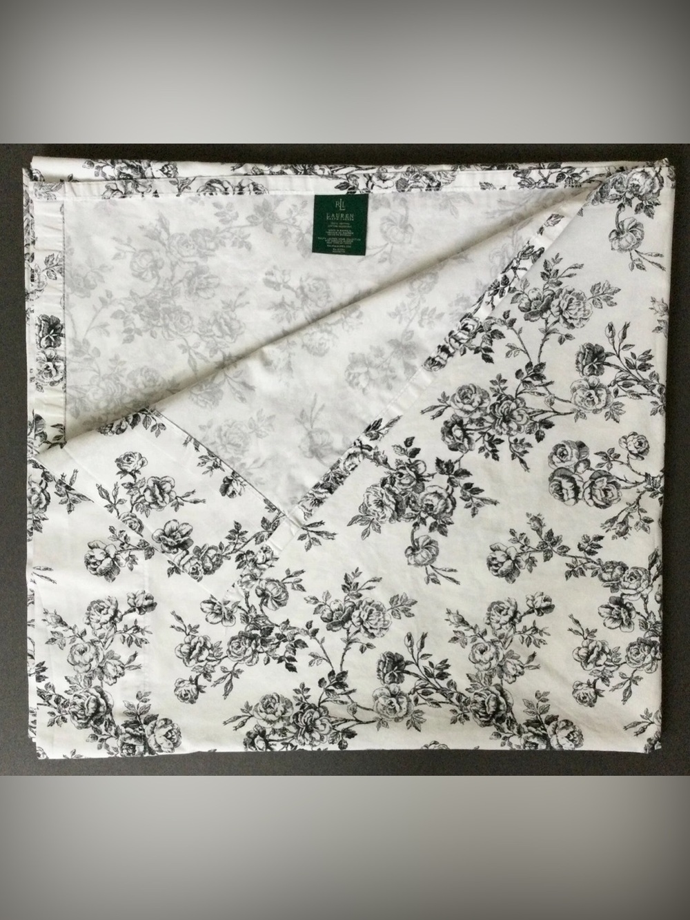 Vintage Ralph Lauren Floral Flat Sheet - Cottage Hill